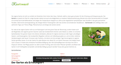 Desktop Screenshot of gartenweb.de